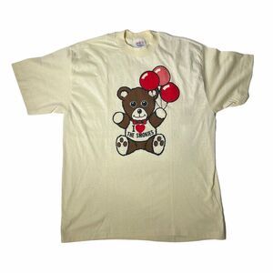 Vintage 80s Smoky Mountains I Love The Smokies Teddy‎ Bear Shirt USA XL